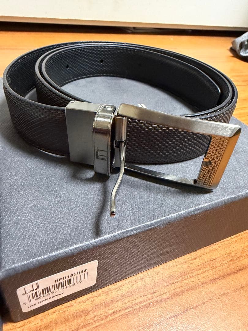 dunhill ベルト 未使用 タグ付き