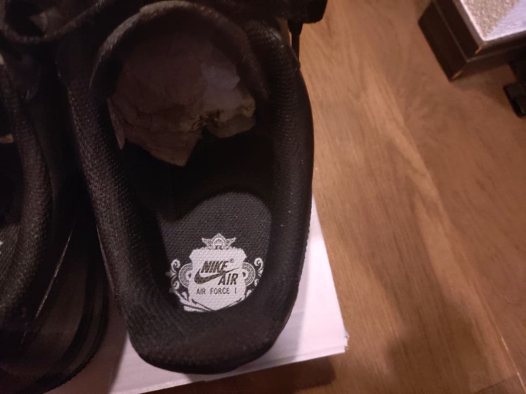 Nike Air Force 1 ブラック 27cm