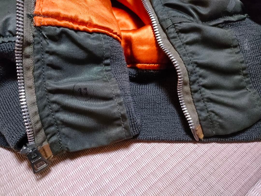 L-2B 70s 米軍実物 ALPHA フライトジャケット ビンテージ USAF