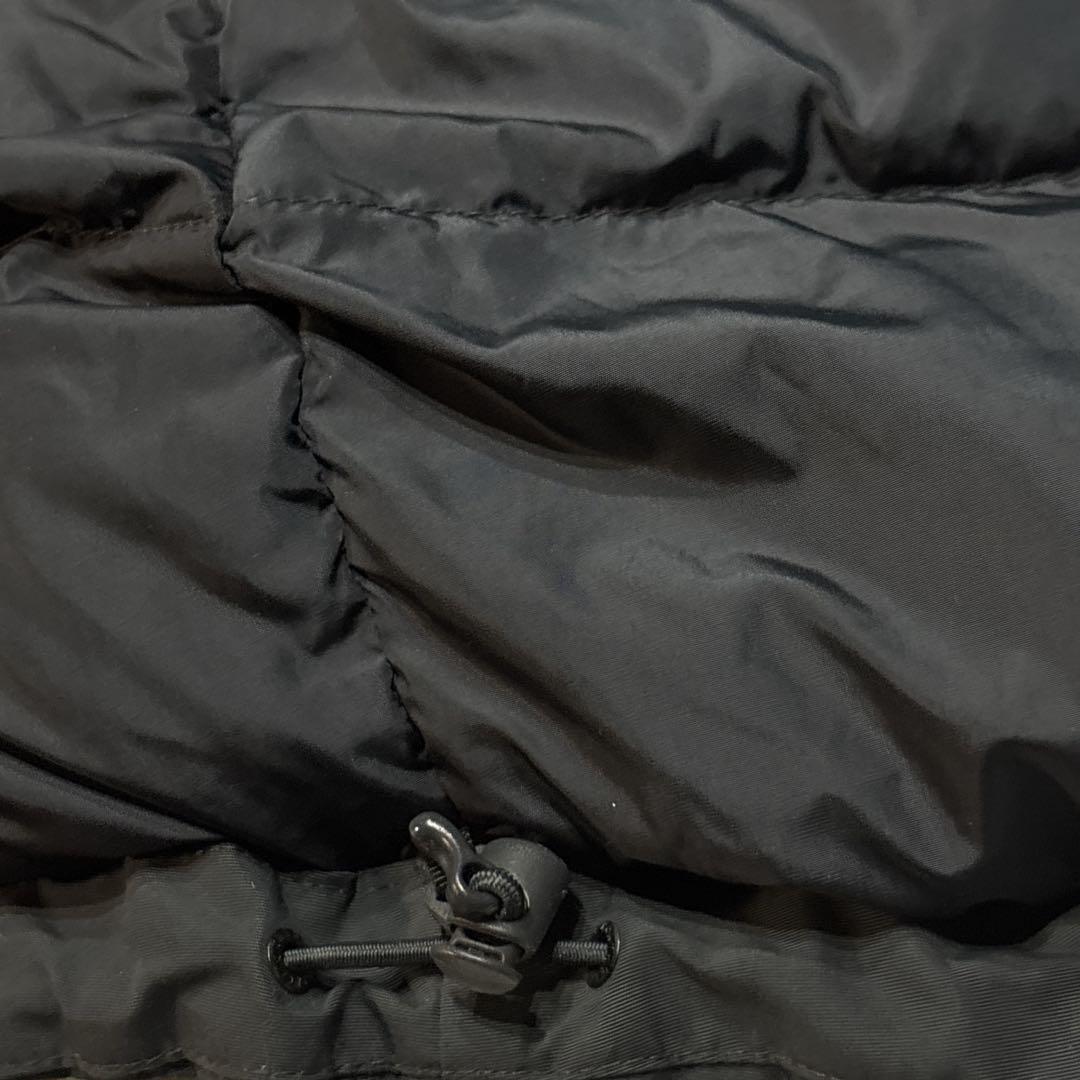 美品The North Face ダークグレー ダウンジャケットロングMNo44