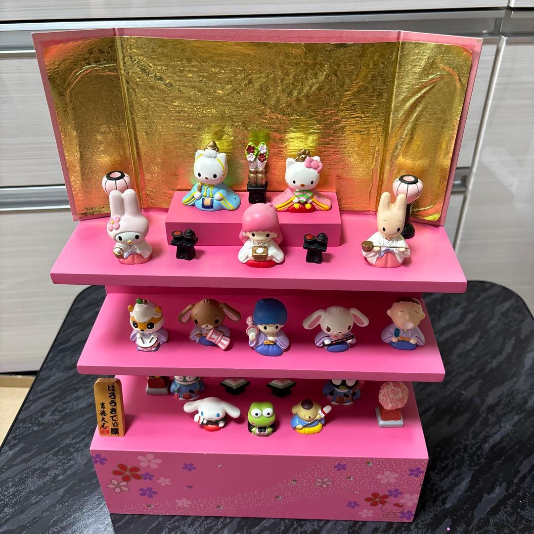 ハローキティ雛吉徳大光ひな祭り キャラクター人形セット