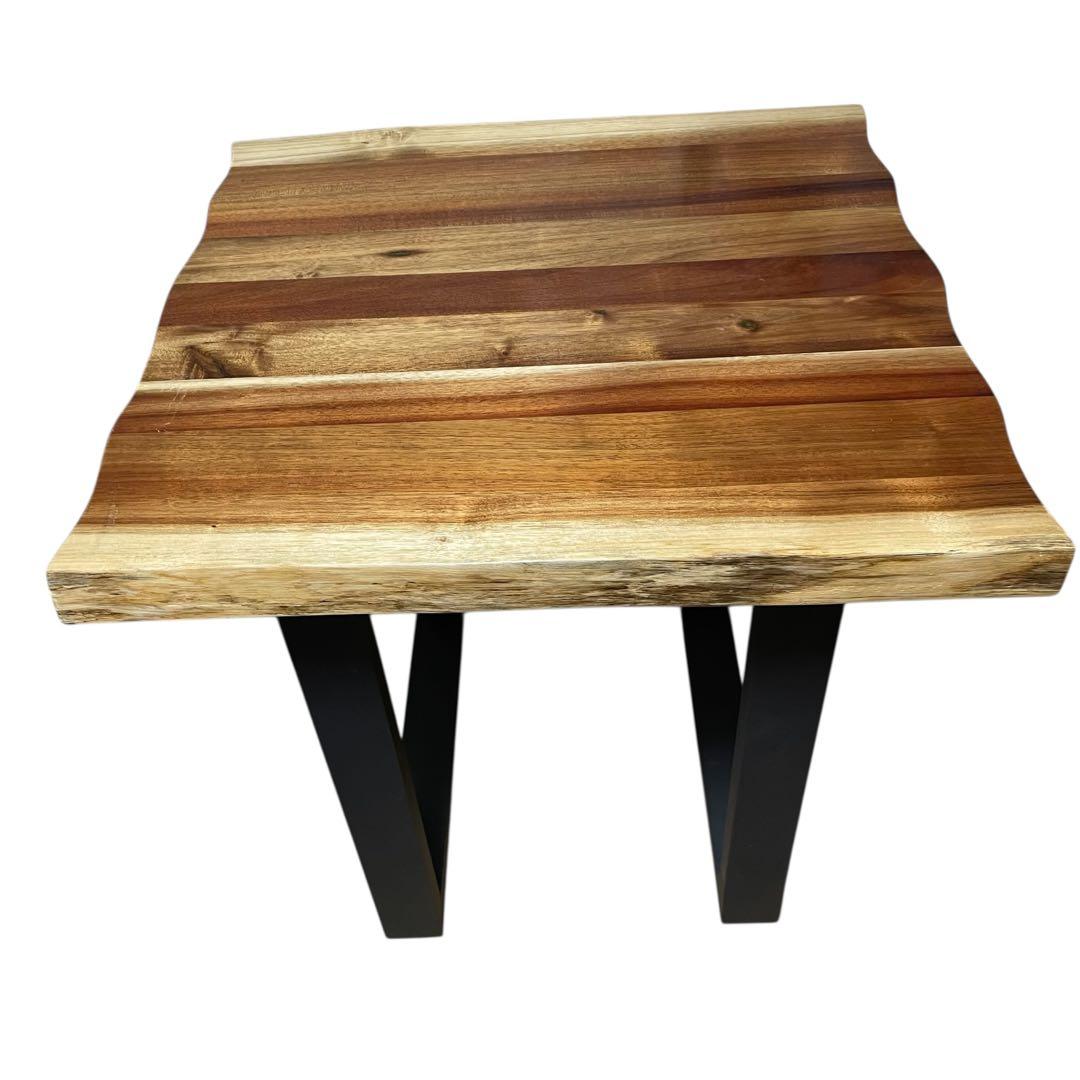 高級　ベトナム製　座卓としても使えるモンキーポッド　一枚板　ダイニングテーブル