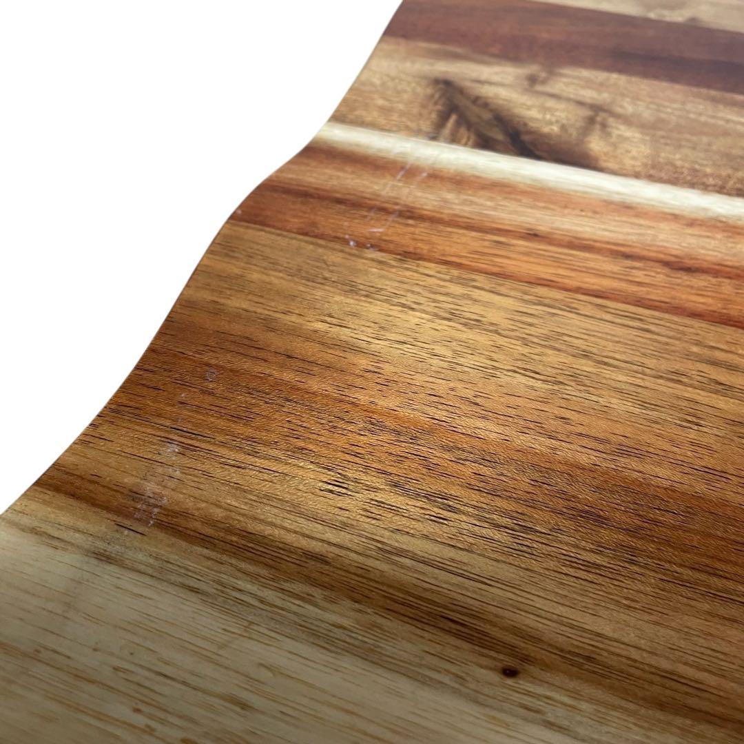 高級　ベトナム製　座卓としても使えるモンキーポッド　一枚板　ダイニングテーブル