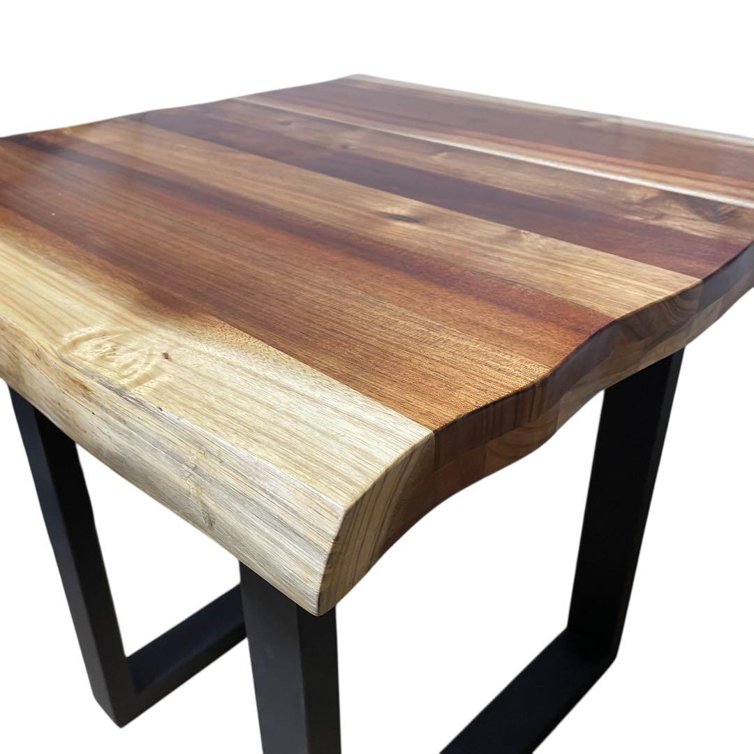 高級　ベトナム製　座卓としても使えるモンキーポッド　一枚板　ダイニングテーブル