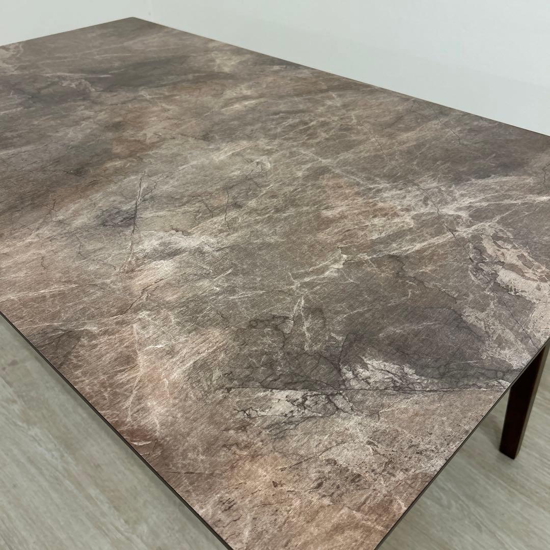 新品☆大理石柄テーブル メラミン仕様 モダンスタイル スタイリッシュ 4人用