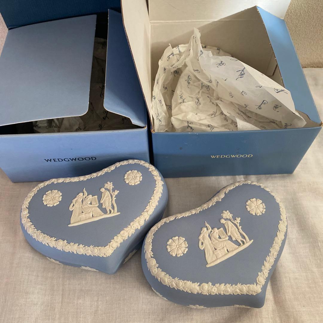  ハート型小物入れ　2点セット　新品　ケース付き