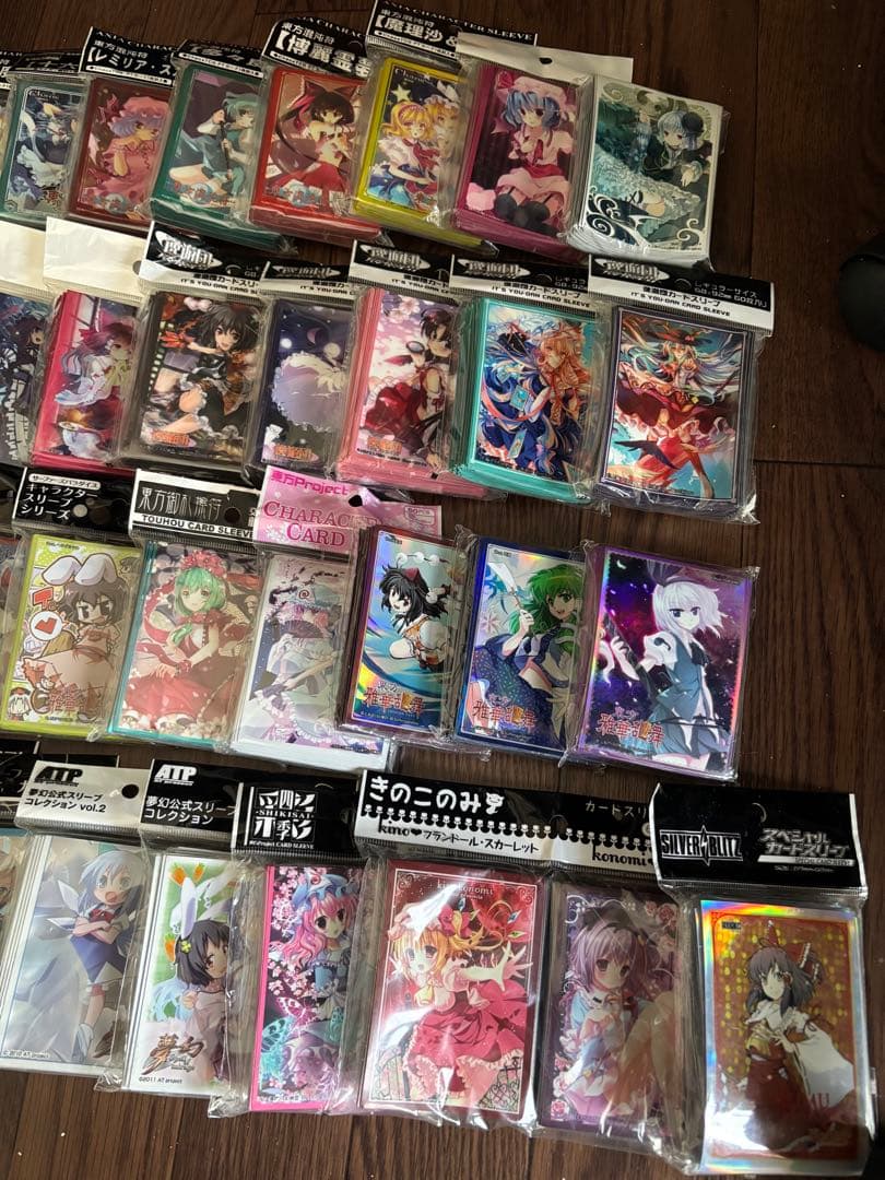 【値段交渉可】　未開封　東方　東方project スリーブ　まとめ売り　40個
