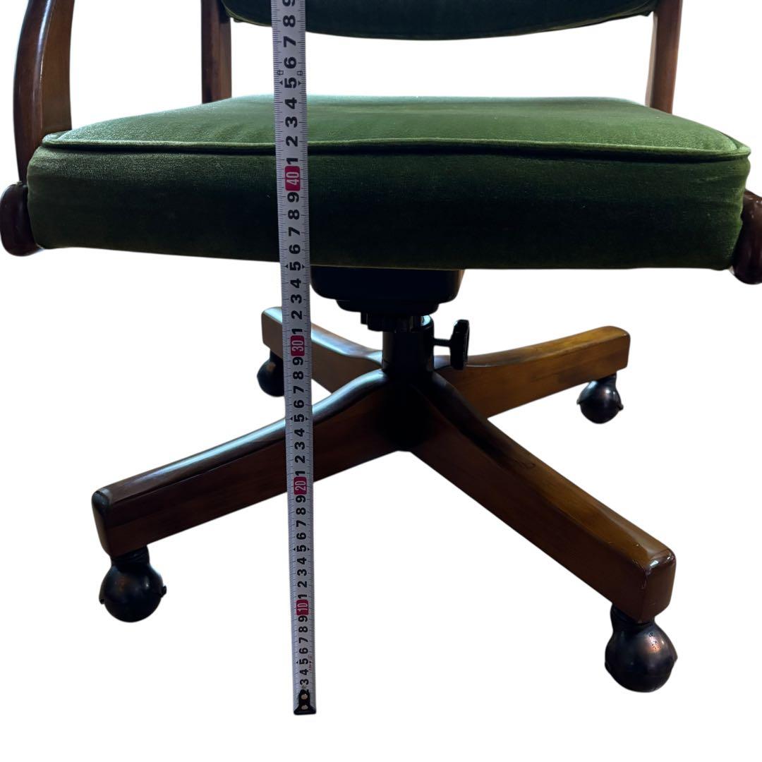 karimoku カリモク コロニアル デスクチェア キャスター付 回転