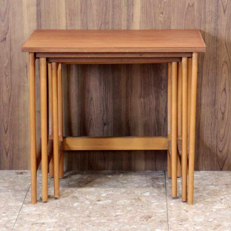 ネストテーブル 3Pセット チーク ヴィンテージ イギリス ミッドセンチュリー