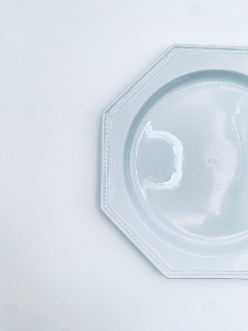 美品！クレイユモントロー　オクトゴナルプレート　平皿　フランスアンティーク