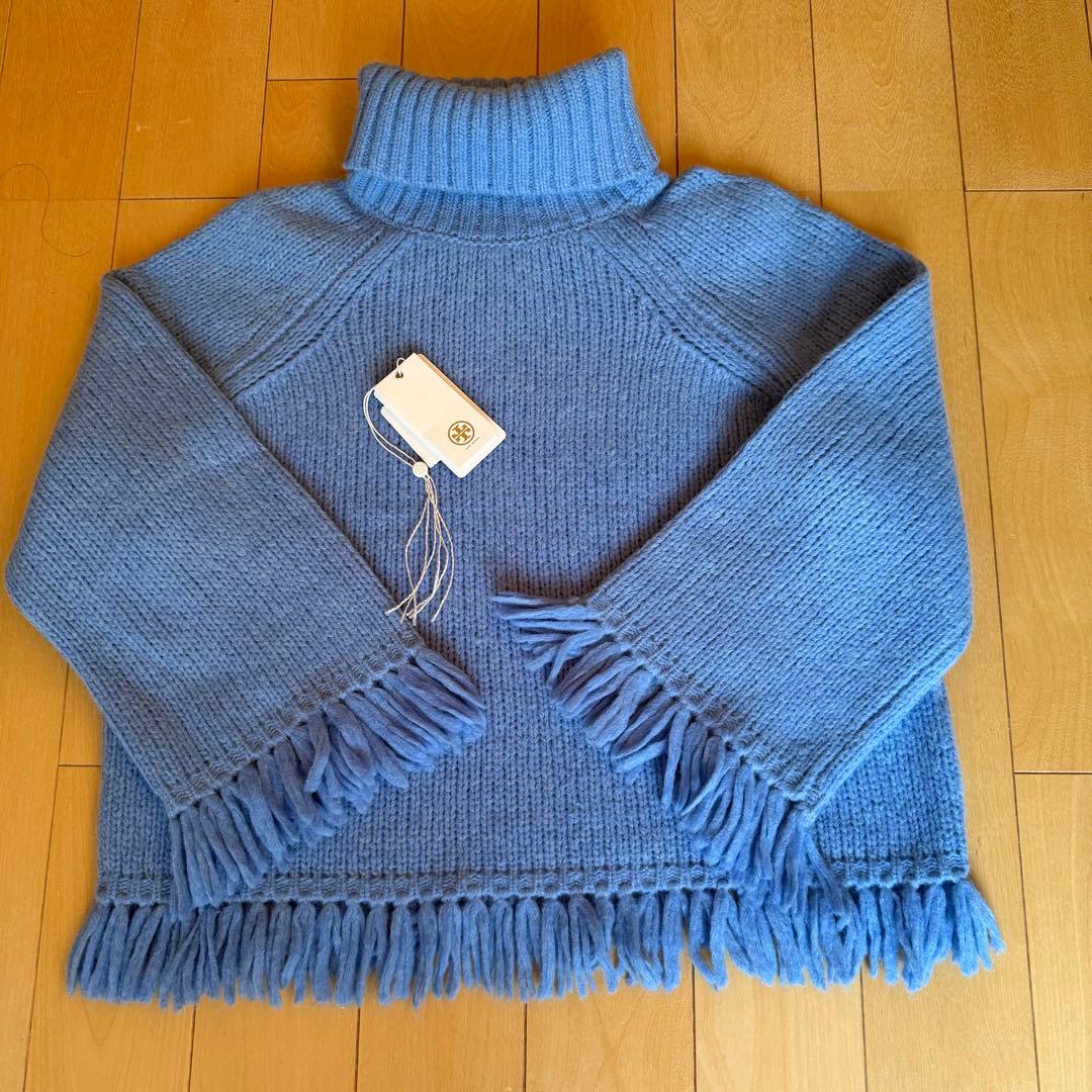 トリーバーチ フリンジニット 美品