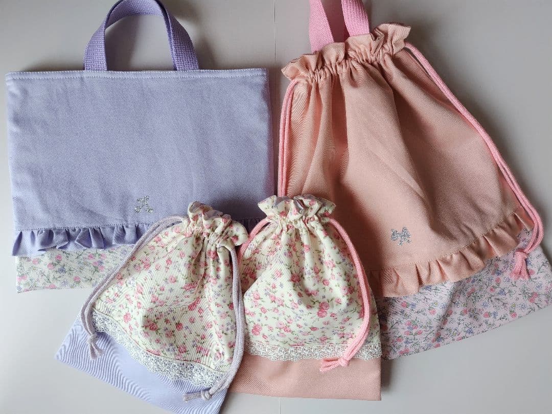 入園入学グッズ レッスンバッグ 体操服袋 巾着袋