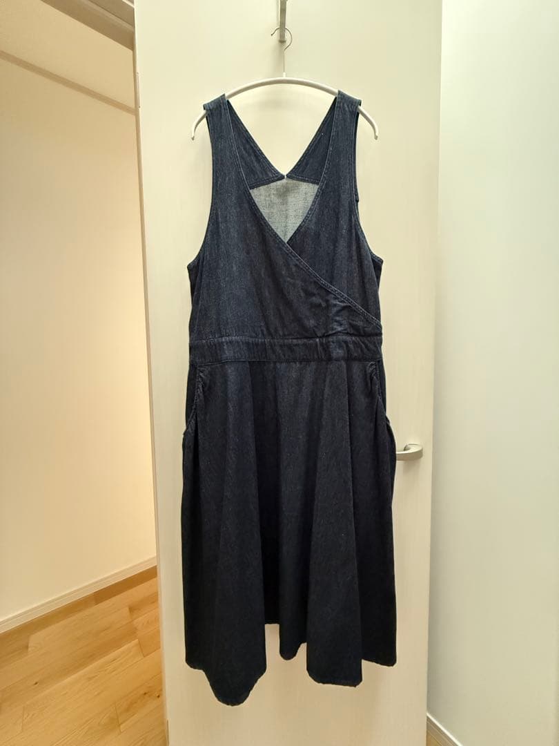 高城染工　ノースリーブカシュクールワンピース