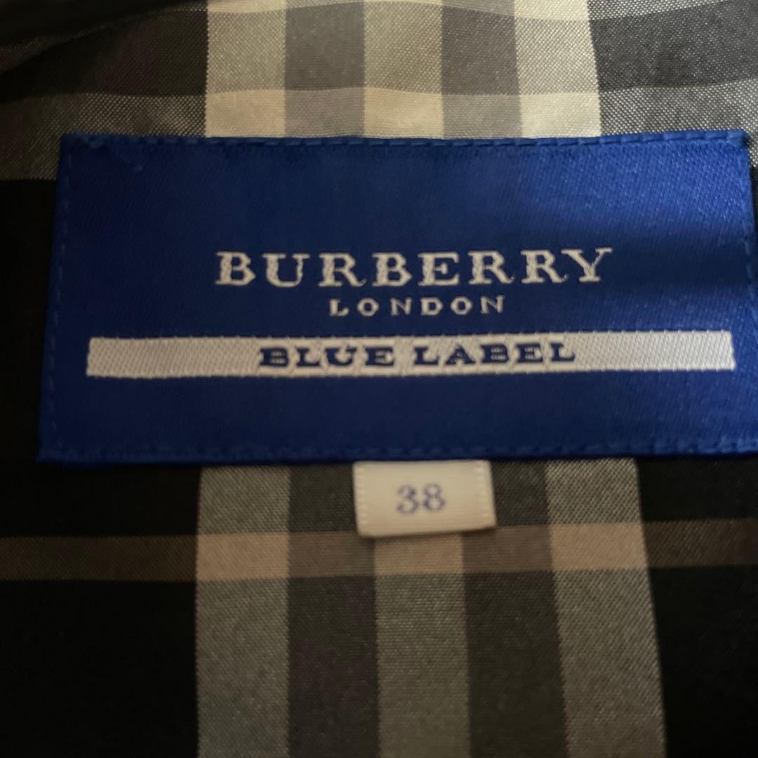 BURBERRY BLUE LABEL ダウンベスト 38サイズ ブラック