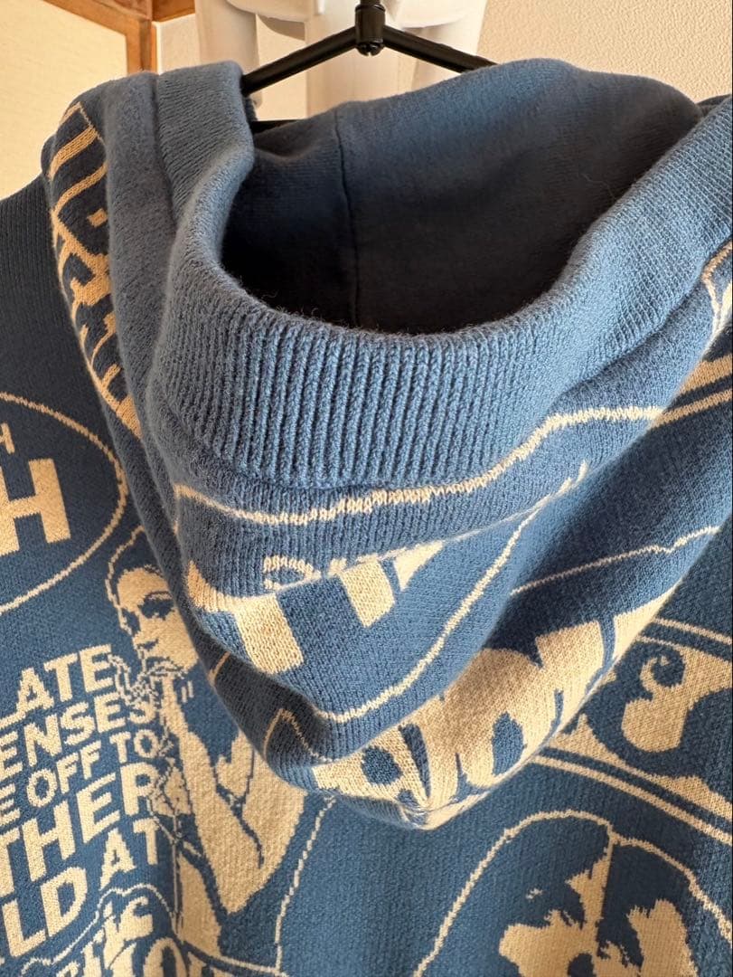 HYSTERIC GLAMOUR SUPER HYS柄ジャカード パーカーＬ