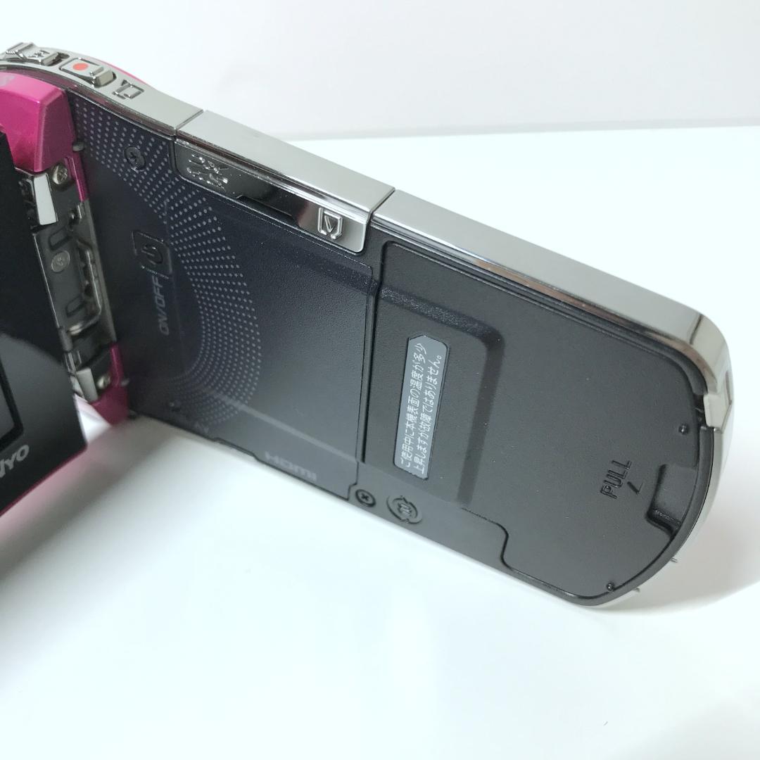 【未使用】SANYO Xacti ザクティ DMX-CS1 ピンク ビデオカメラ