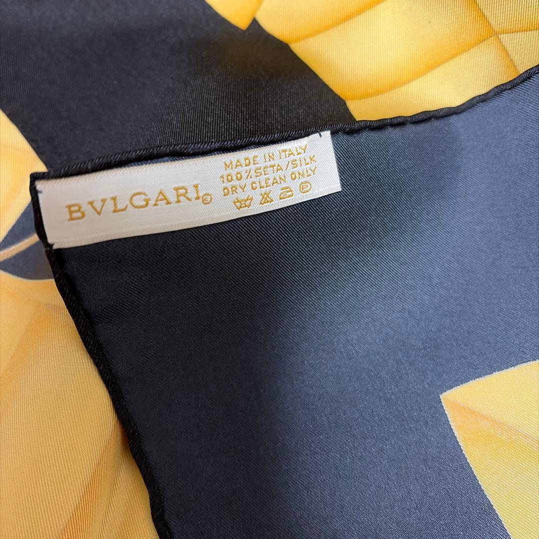 ★美品　BVLGARI 気球デザイン スカーフ