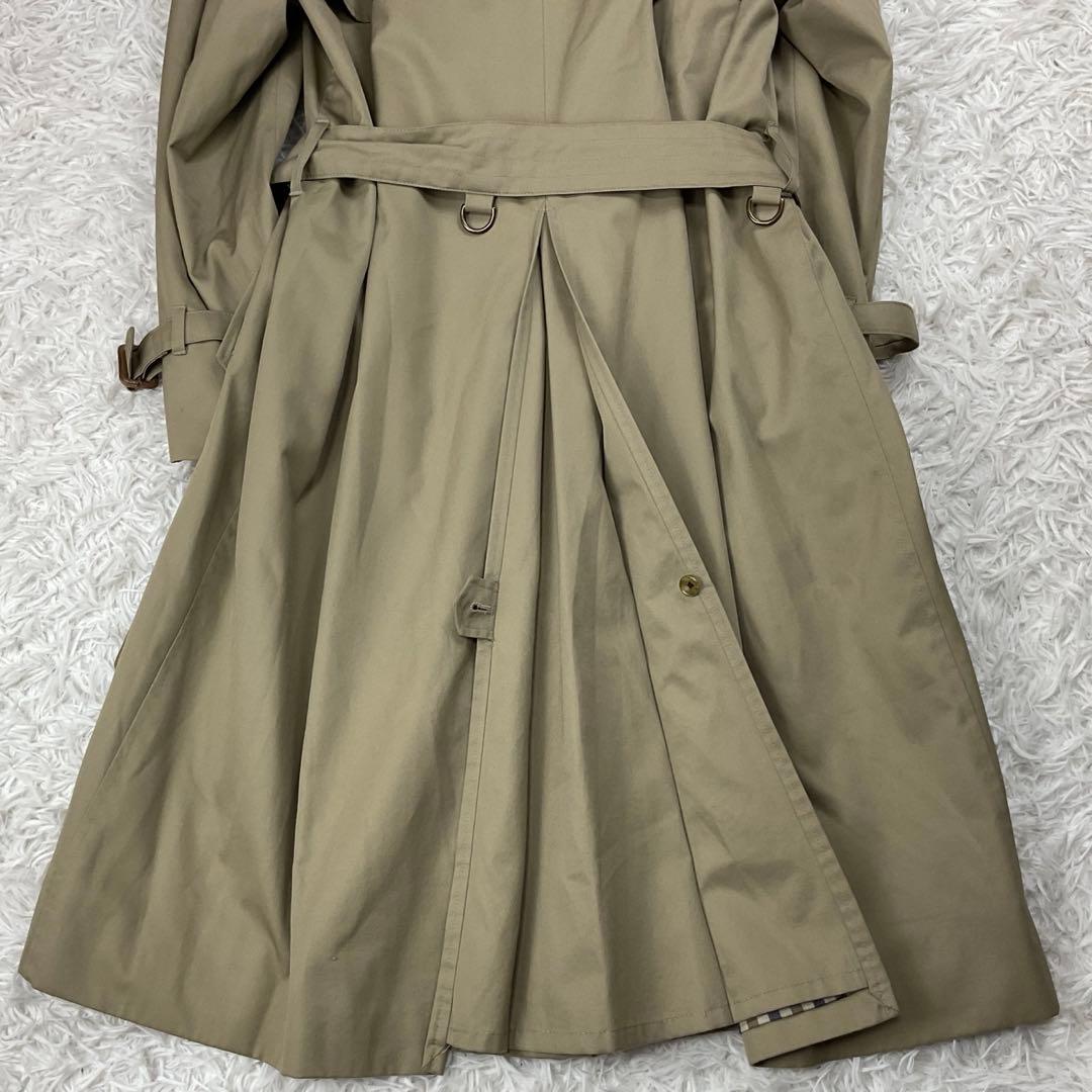 大きいサイズ✨L✨アクアスキュータム　トレンチコート　Aqua5　ベージュ　英国