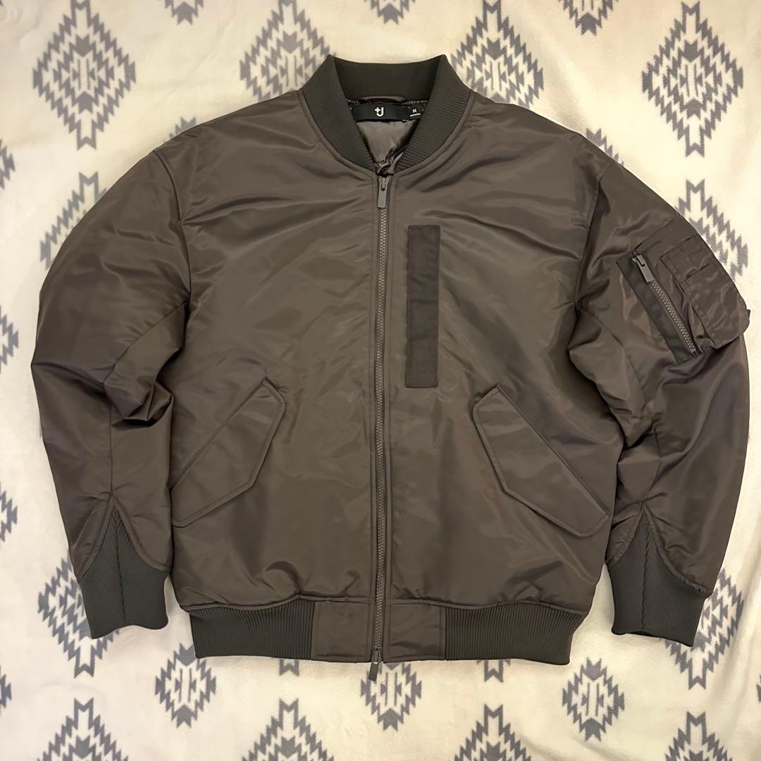 【試着のみ】UNIQLO +J ハイブリッドダウン オーバーサイズ MA-1