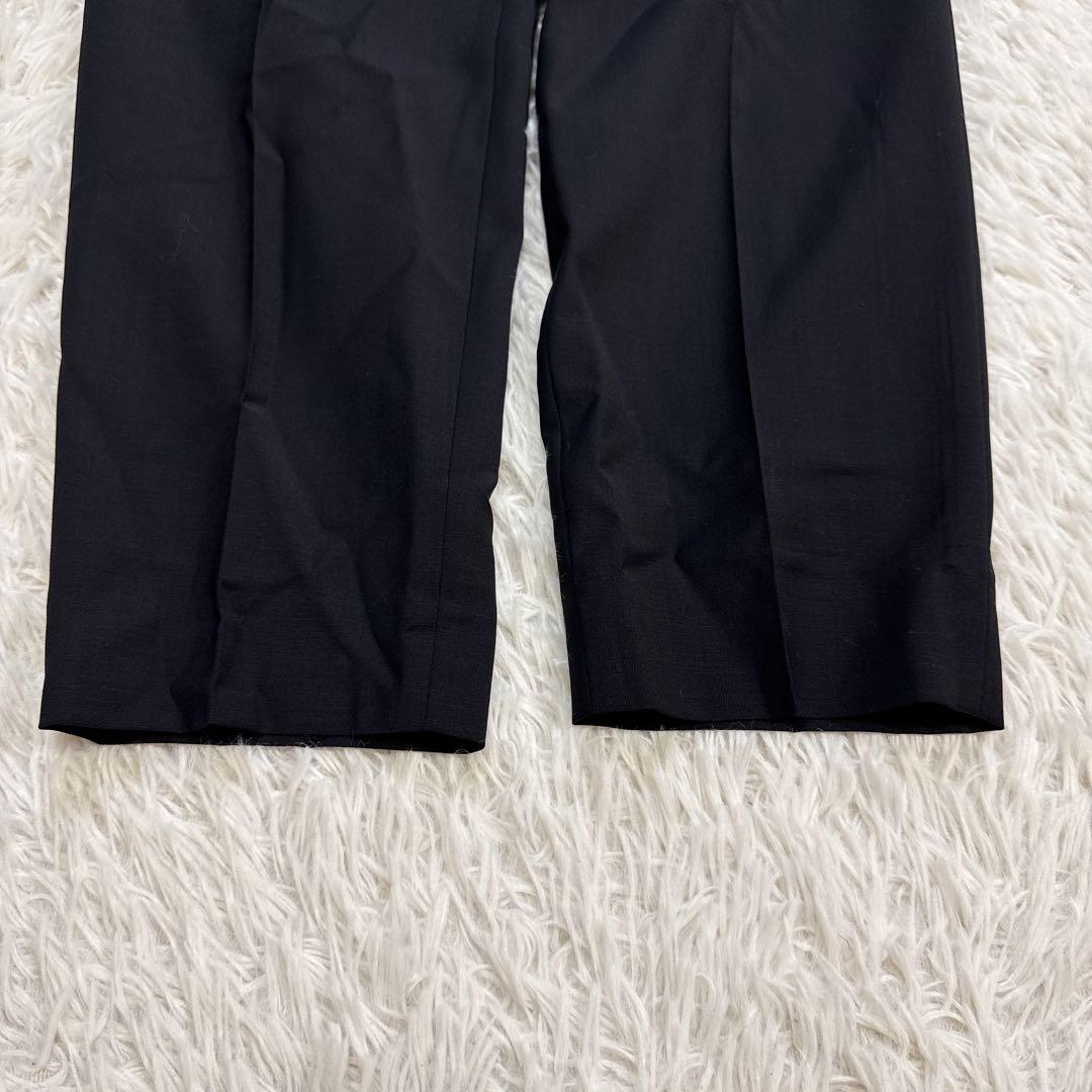 【未使用に近い】INDIVI インディヴィ セットアップスーツ パンツ ブラック