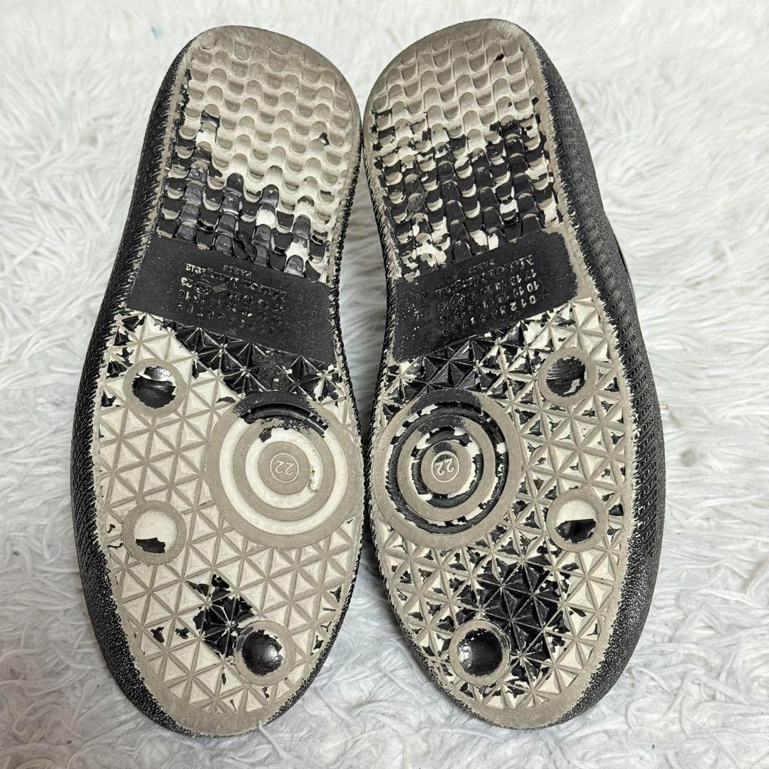 美品✨メゾンマルジェラ　プラットフォームジャーマントレーナー　スニーカー　黒