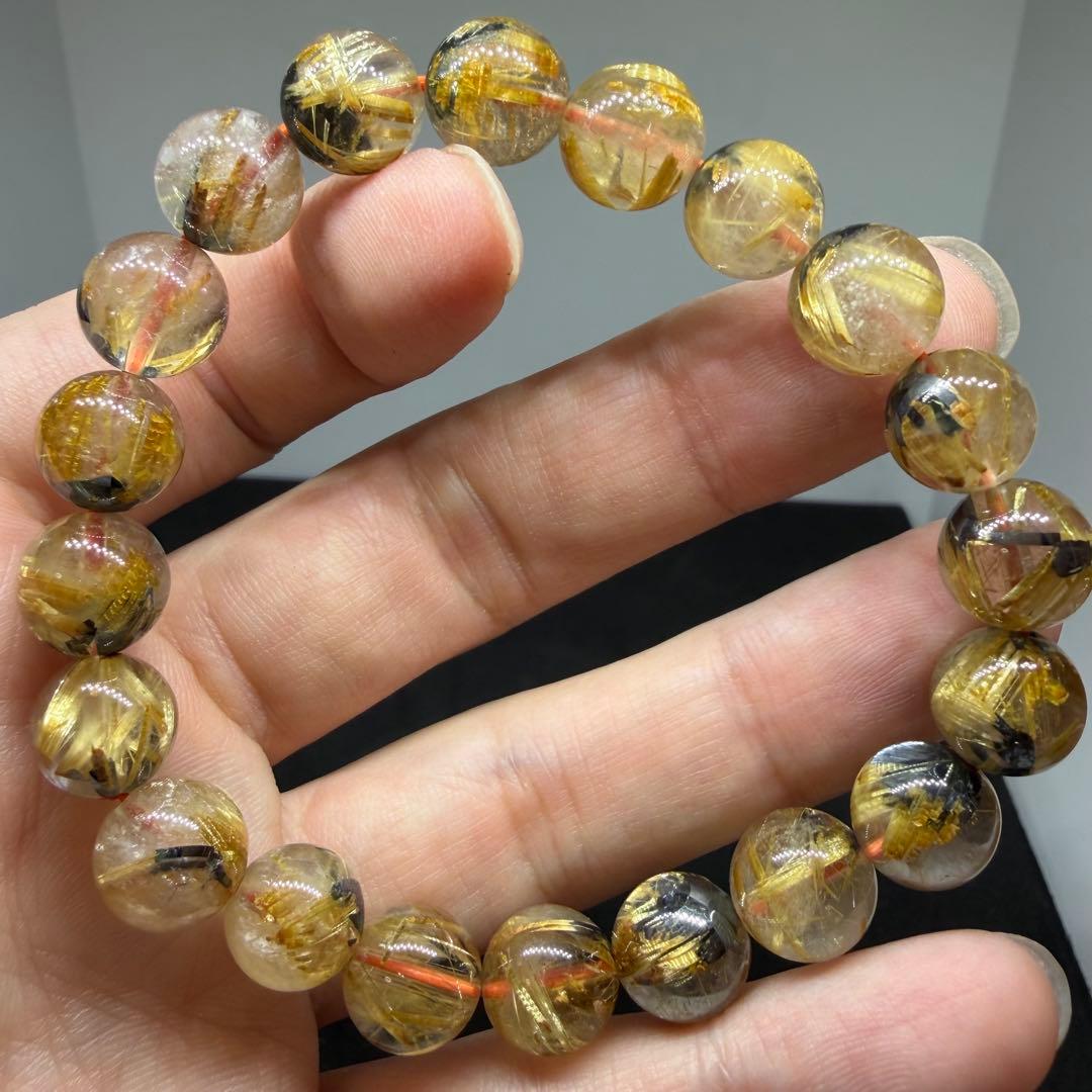 ◯075 太陽放射 ゴールド タイチン ルチル クォーツ◯