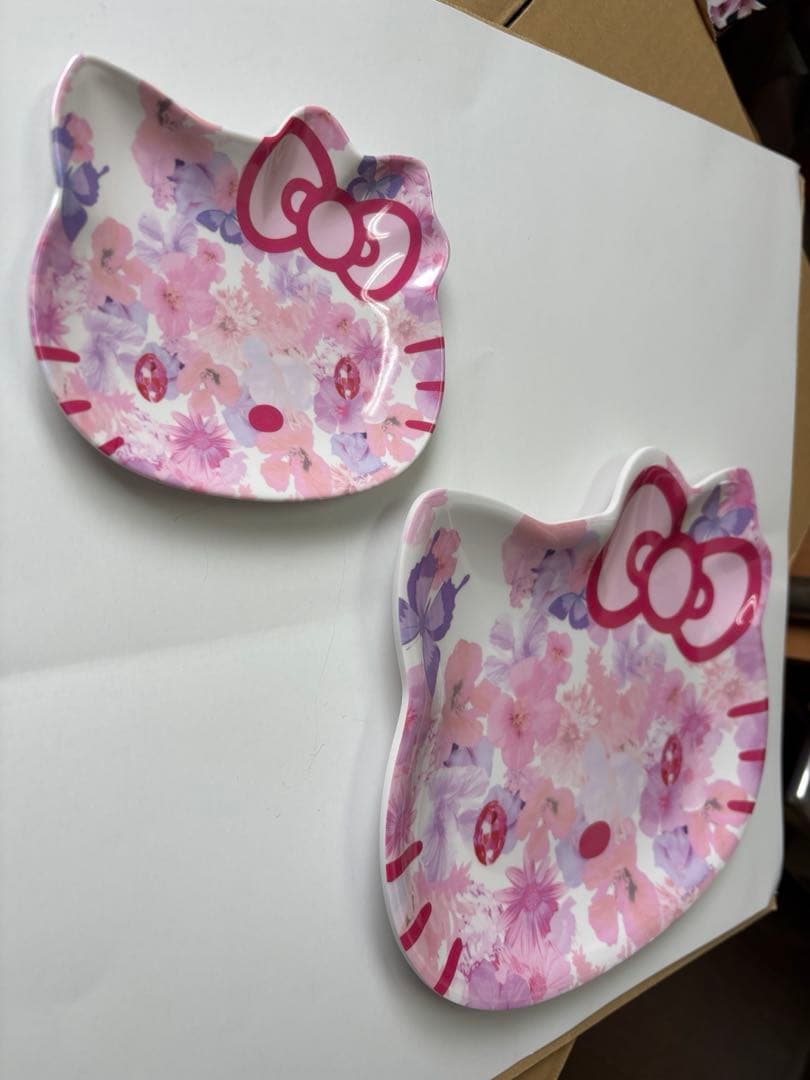 レア品 ２個セットRady×HELLO KITTY メラミンプレート キティお皿