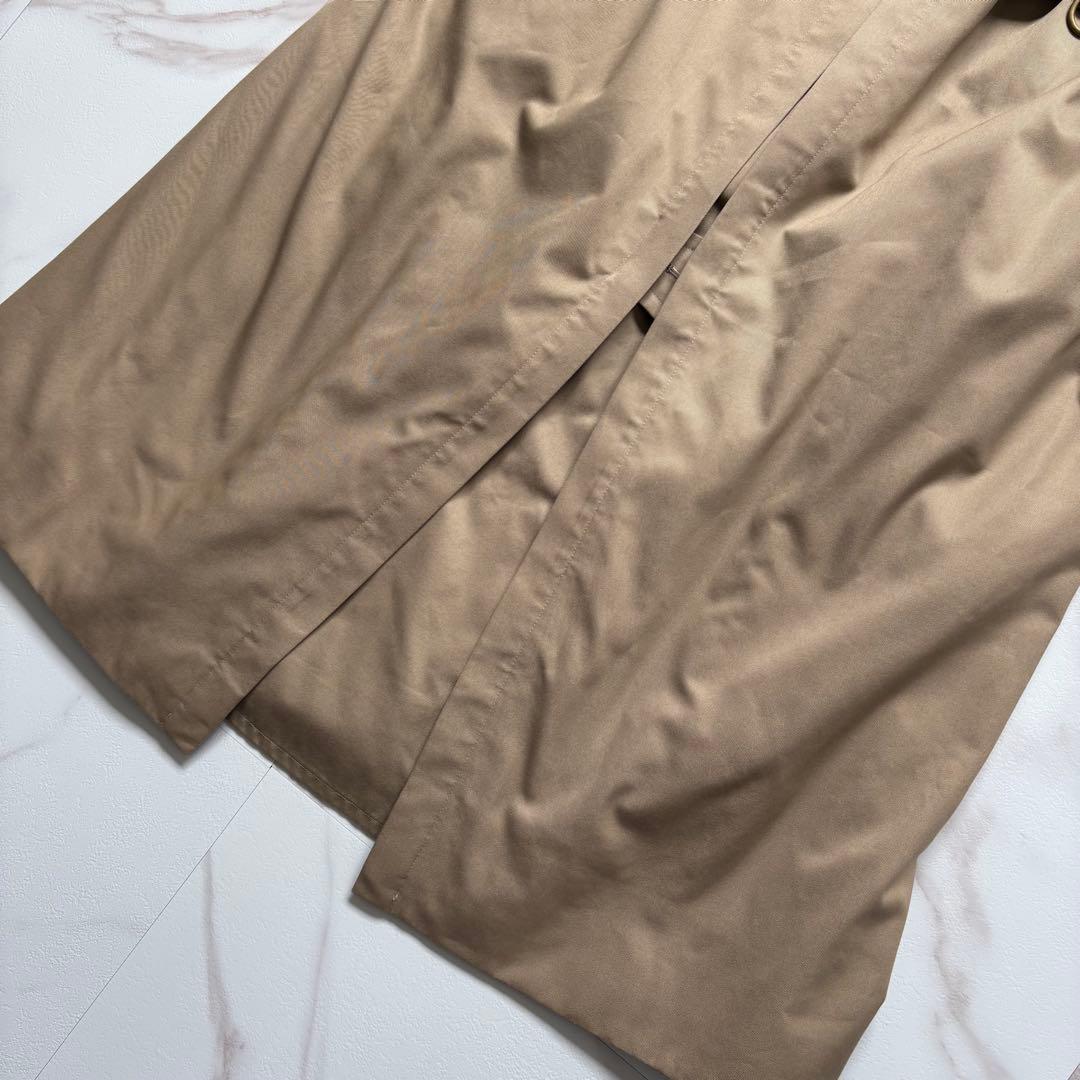 希少◆90s バーバリー トレンチコート 襟付き ライナー付 L相当