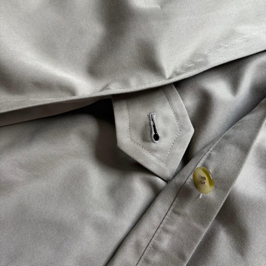 希少◆90s バーバリー トレンチコート 襟付き ライナー付 L相当