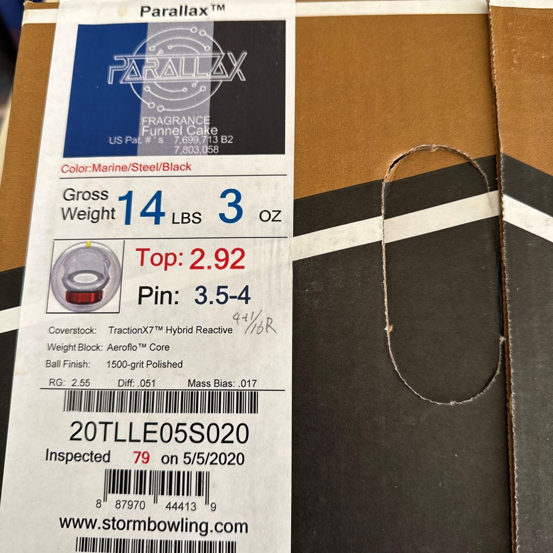 パララックス PARALLX 14ポンド 新品未使用 箱有 ストーム