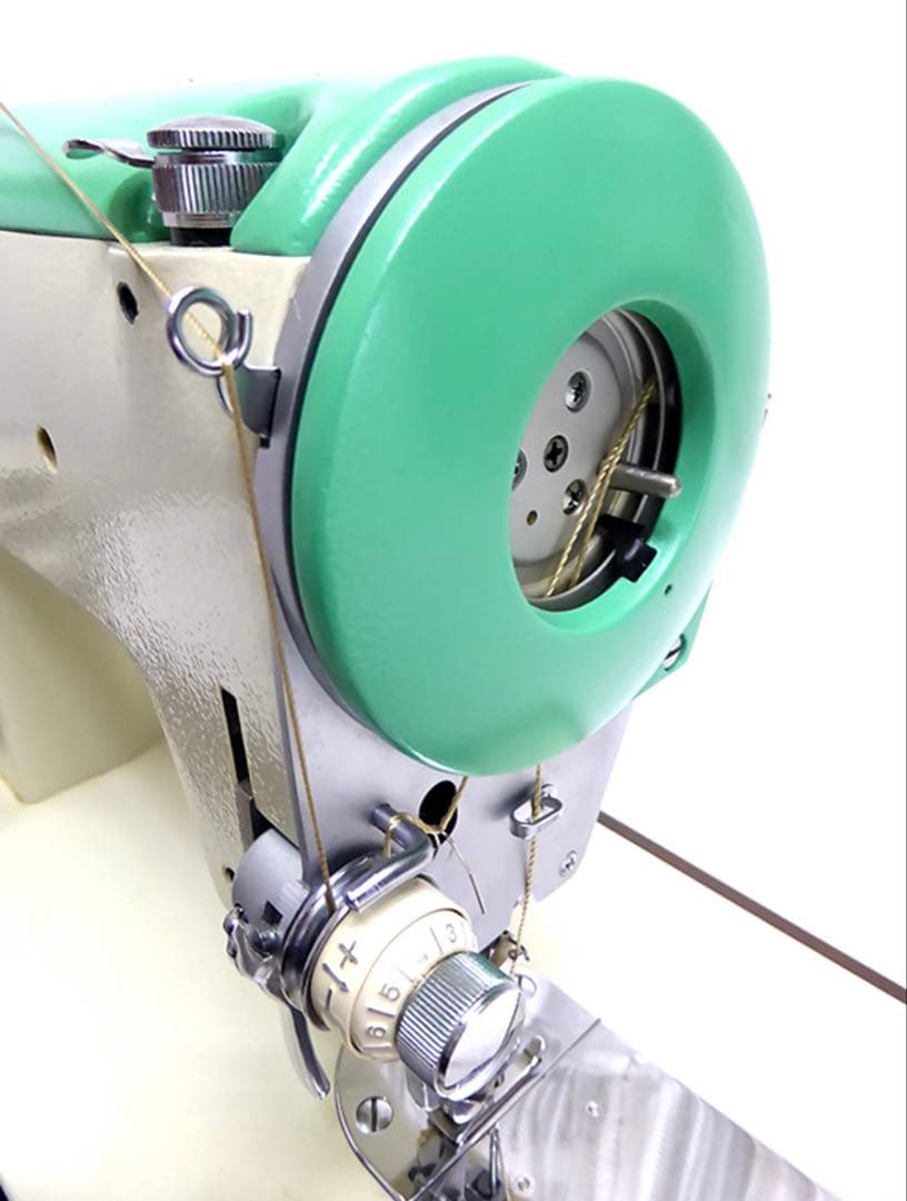 極太00番糸対応■JUKI直線縫い&千鳥縫い■電動+手廻しカスタムミシン■レザー