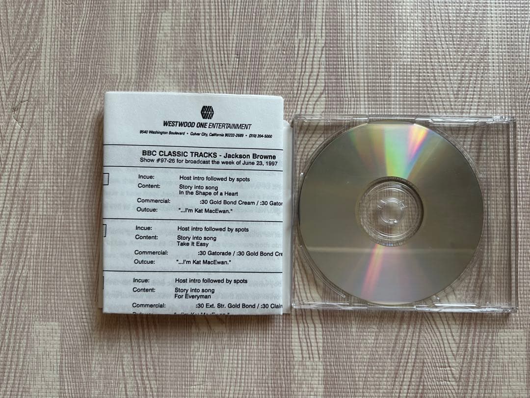 ジャクソンブラウン　コレクターズアイテム