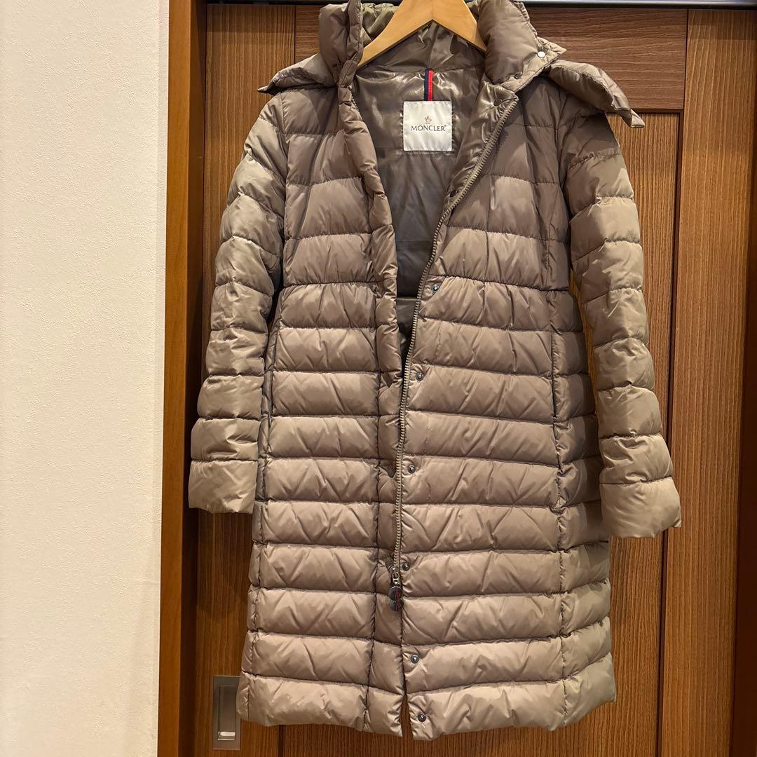 MONCLER 茶色 ロングダウンジャケット