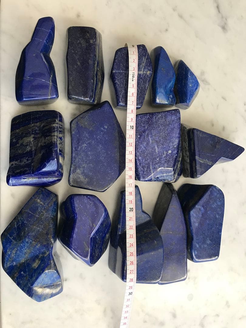 天然ラピスラズリ14個セット(5,357g)