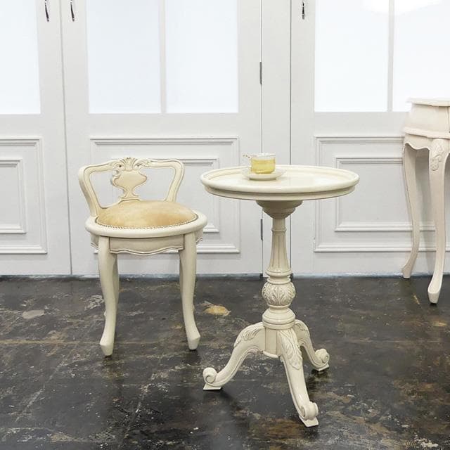 【新品・送料無料】【完成品】ヴァーサ　ラウンドテーブル(ブラウン)(ホワイト)