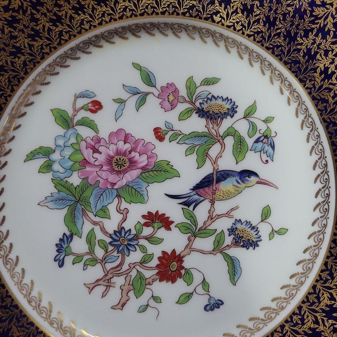 エインズレイ　花鳥　飾り皿　6枚セット
