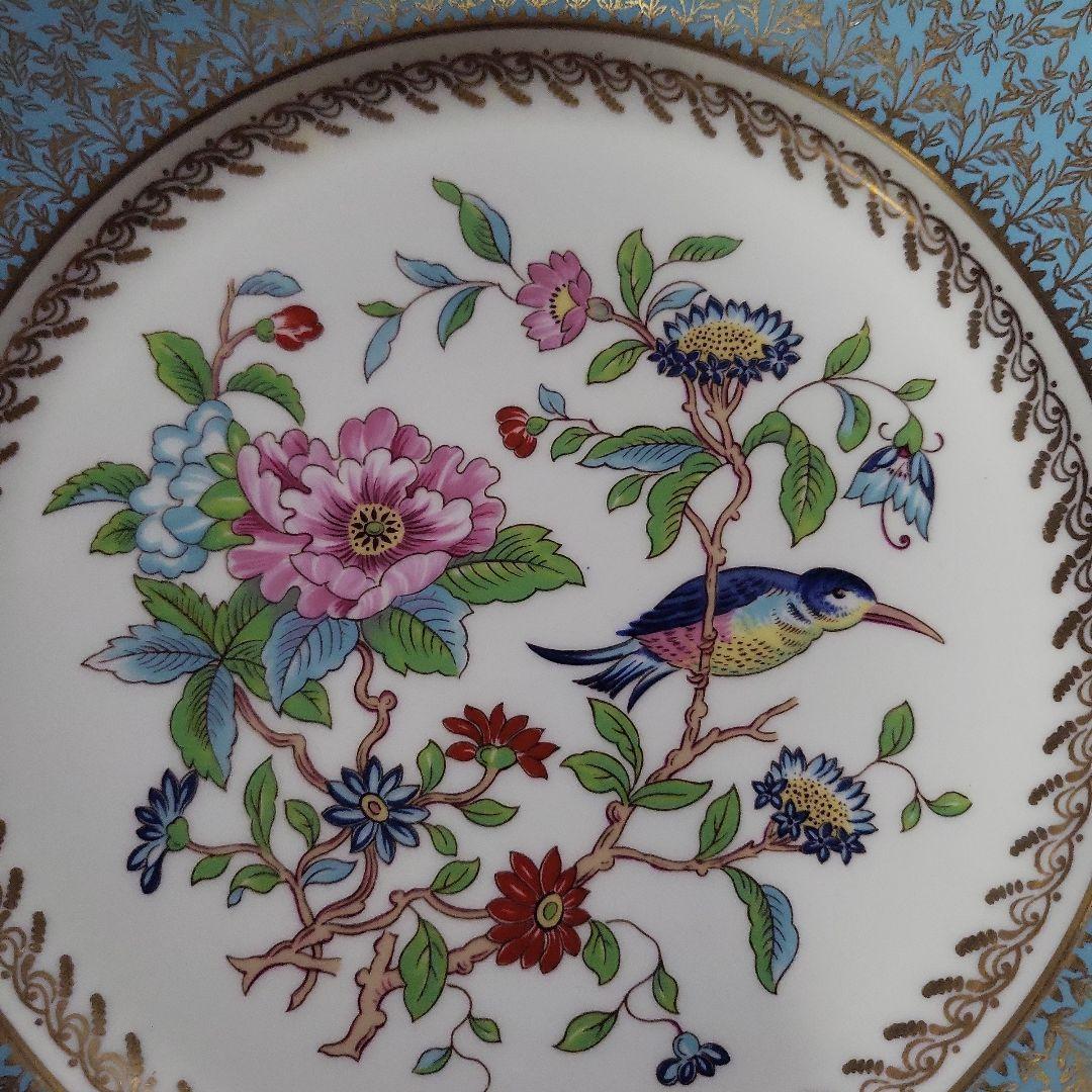 エインズレイ　花鳥　飾り皿　6枚セット
