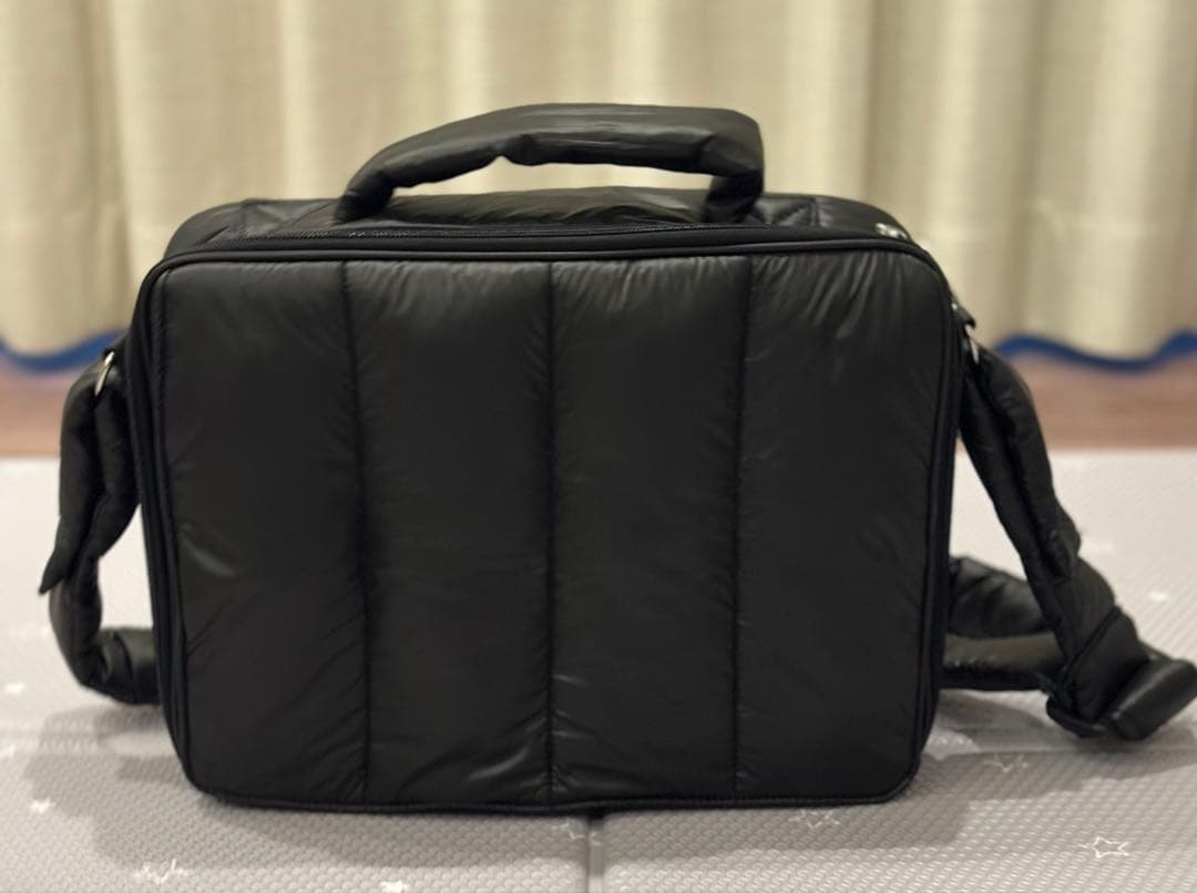 【Calin】 quilting mothers pouch bag black