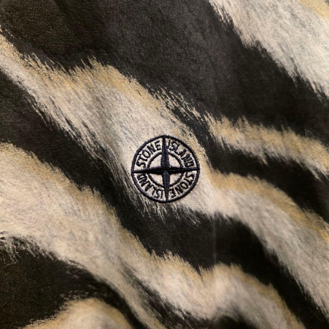 STONE  ゼブラ柄 長袖カットソー