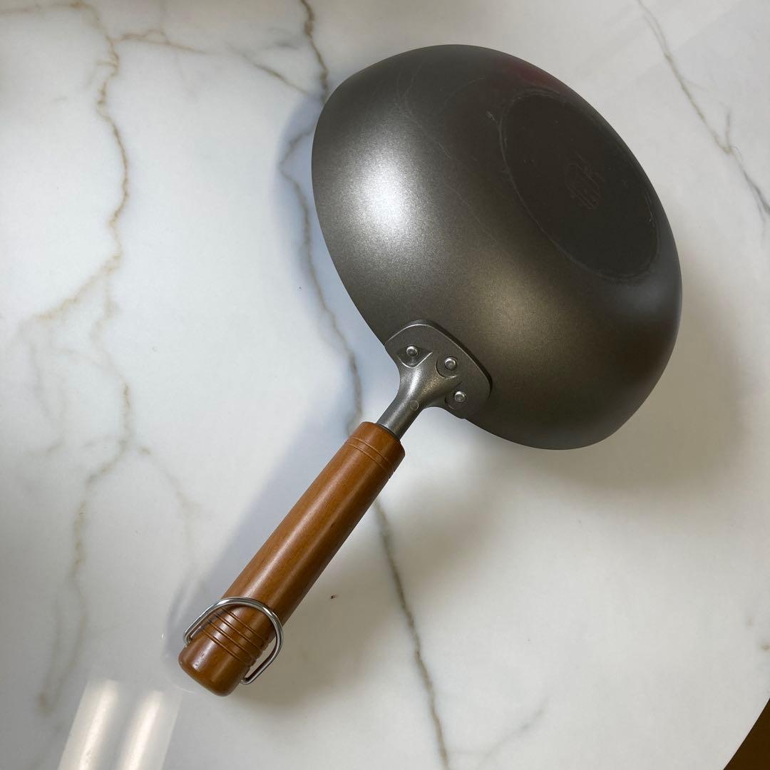 長谷元 純チタン いため鍋 直径26cm