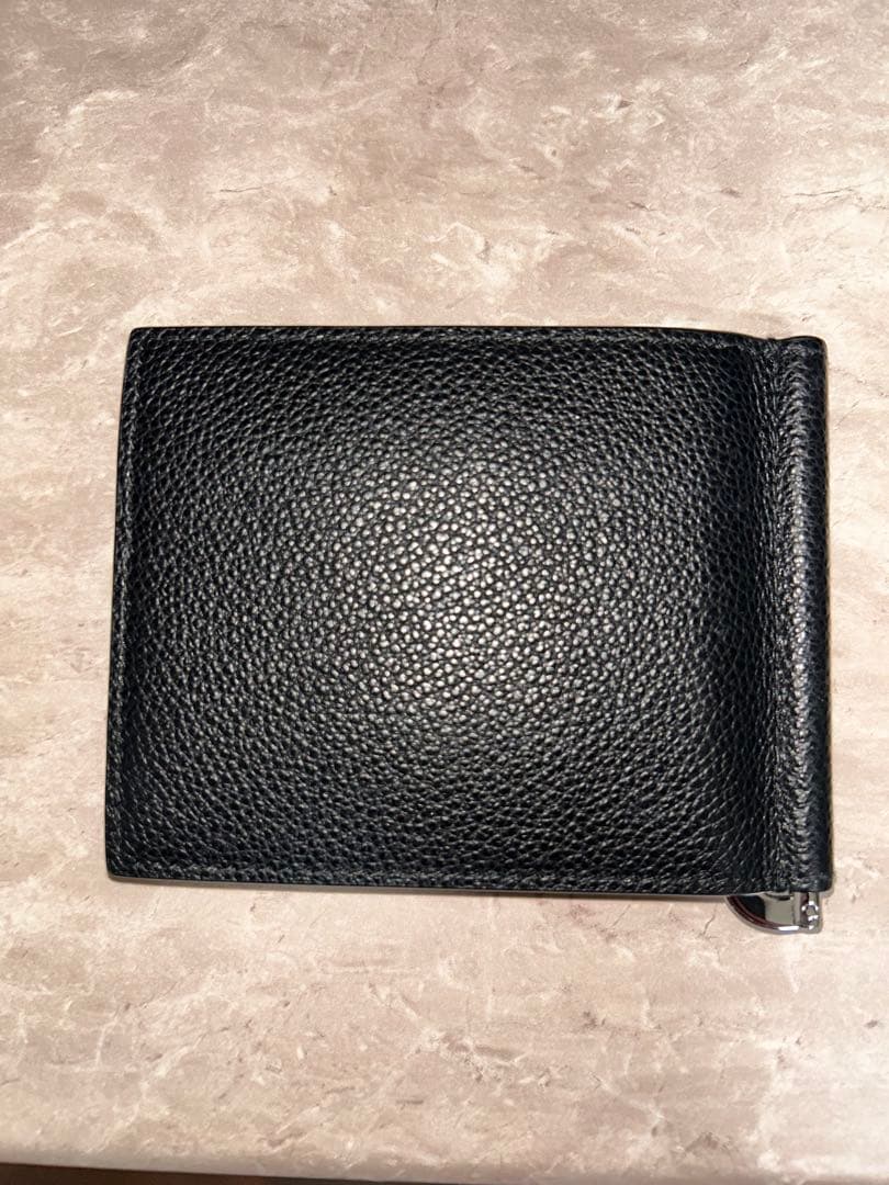 PRADA ブラック マネークリップ付きカードケース