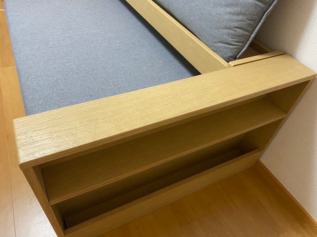 ニトリ　3wayソファベッド　 USBポート付き　サイドラック付き