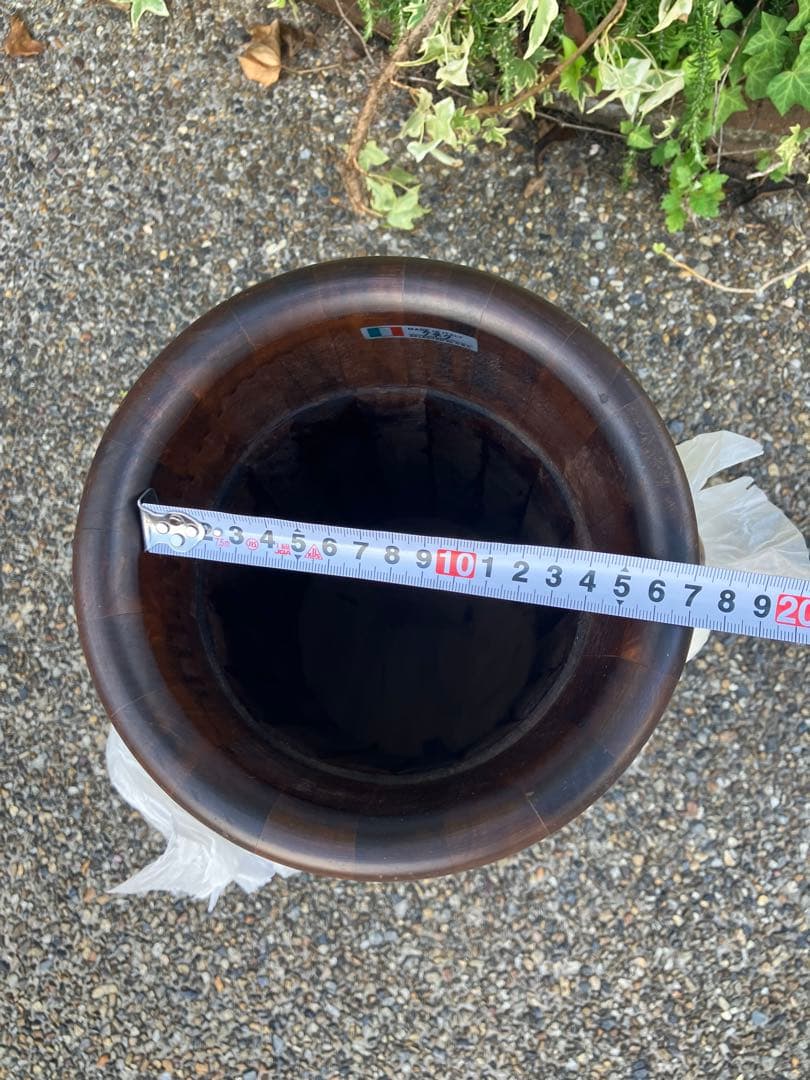 新品　未使用　イタリア製　木製傘立て　MADE IN ITALY アンティーク