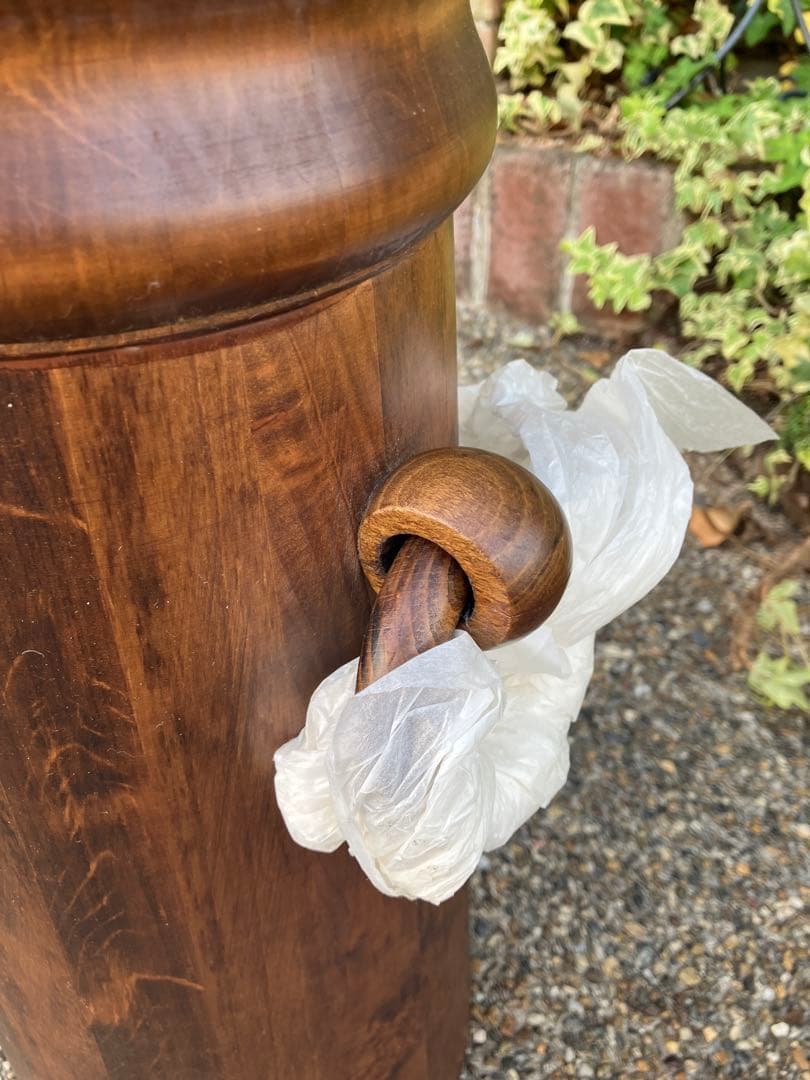 新品　未使用　イタリア製　木製傘立て　MADE IN ITALY アンティーク