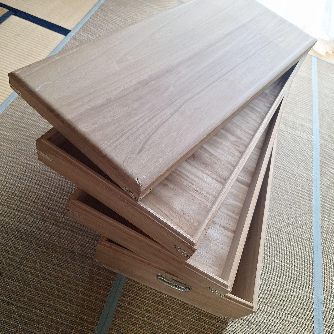 桐 トランク 木製衣類収納ケース