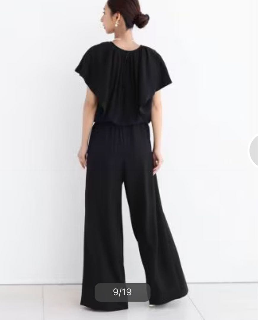 定価32000円◆新品タグ付き◆ヤマダヤ◆フレアスリーブオールインワン