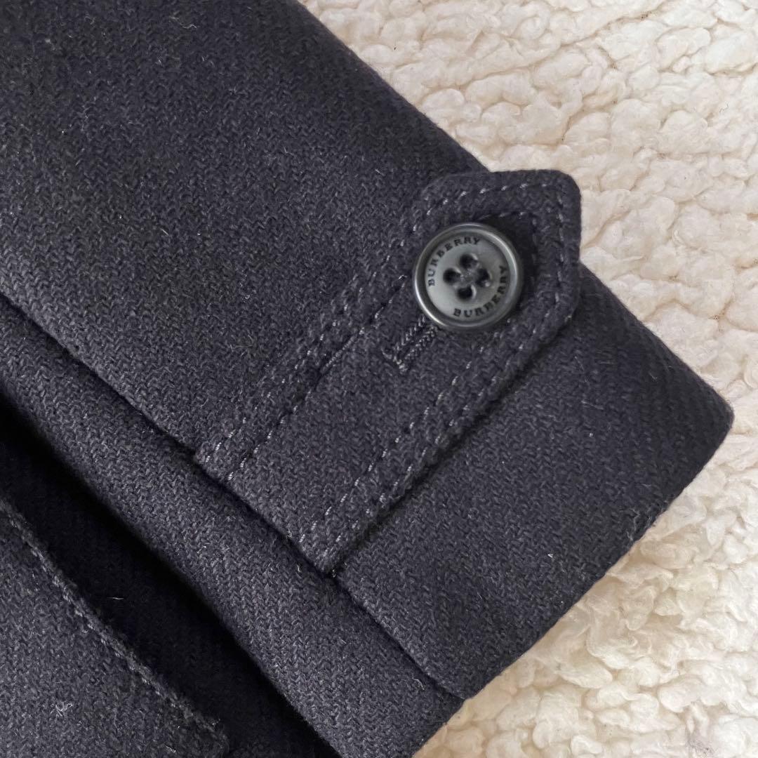 【美品】バーバリー チルドレン　カシミヤ&羊毛混 Pコート　ノバチェック　110