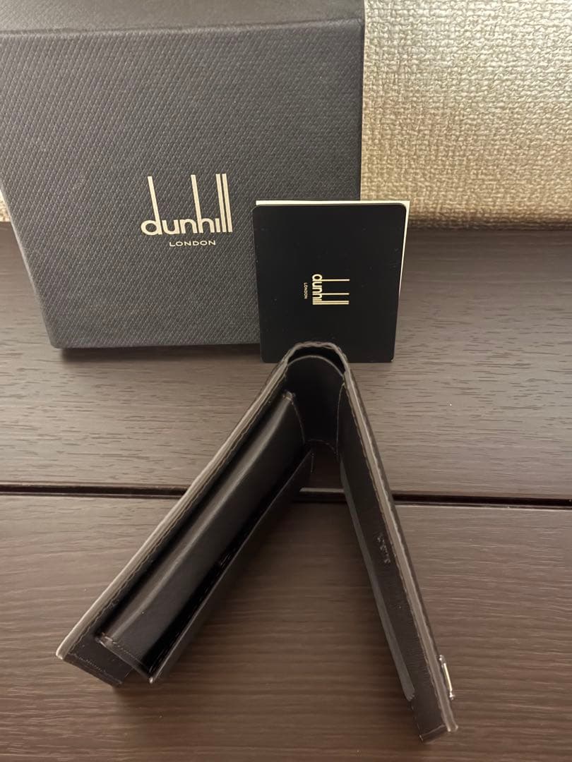 新品未使用　dunhill 二つ折り財布 ブラウンブラック