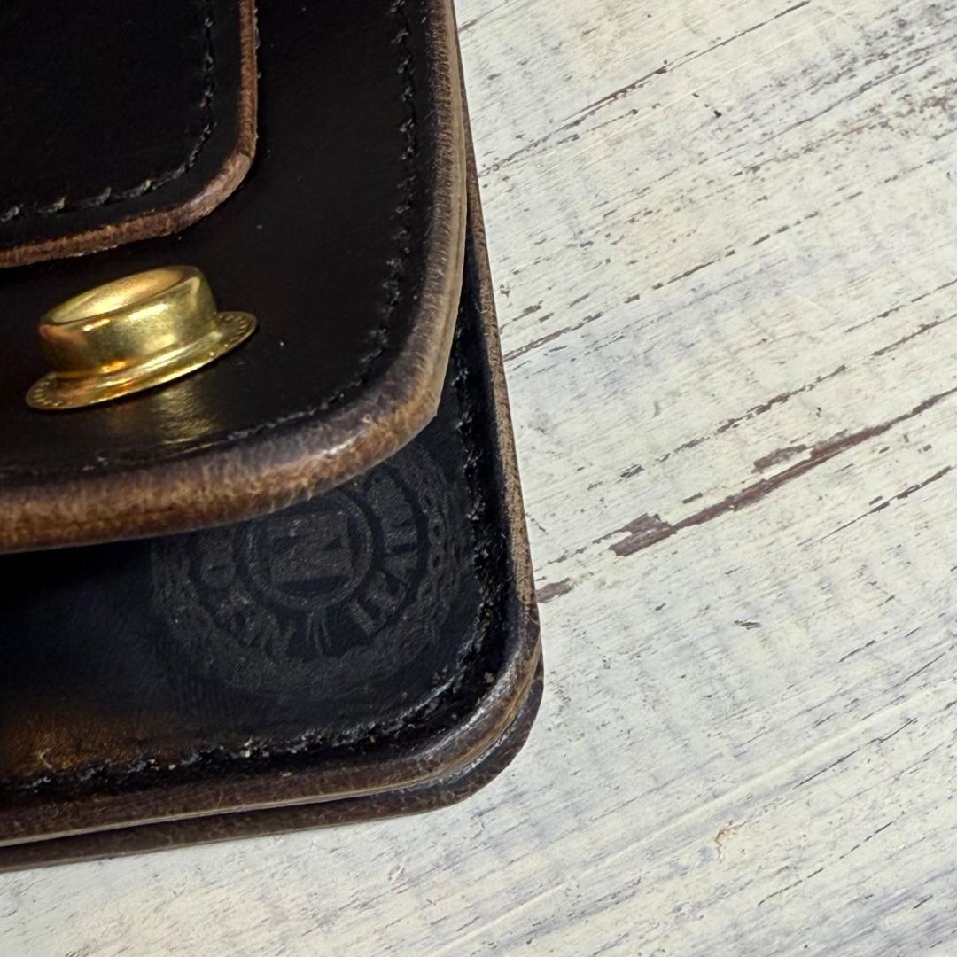 【トラッカーウォレット ロング3層】クロムエクセル universal ゴールド