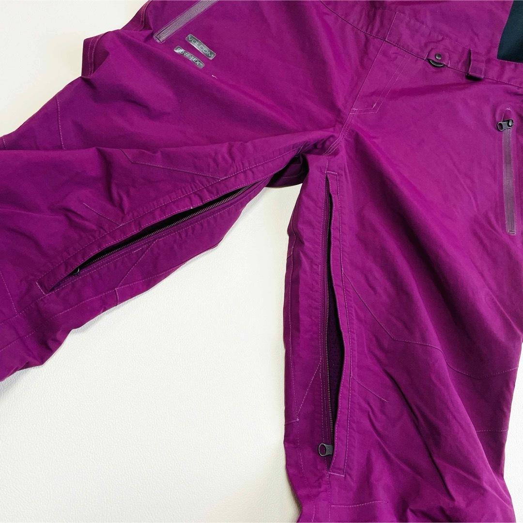 6635 ボルコム　ビブパンツ　ゴアテックス　RECCO ボルドー